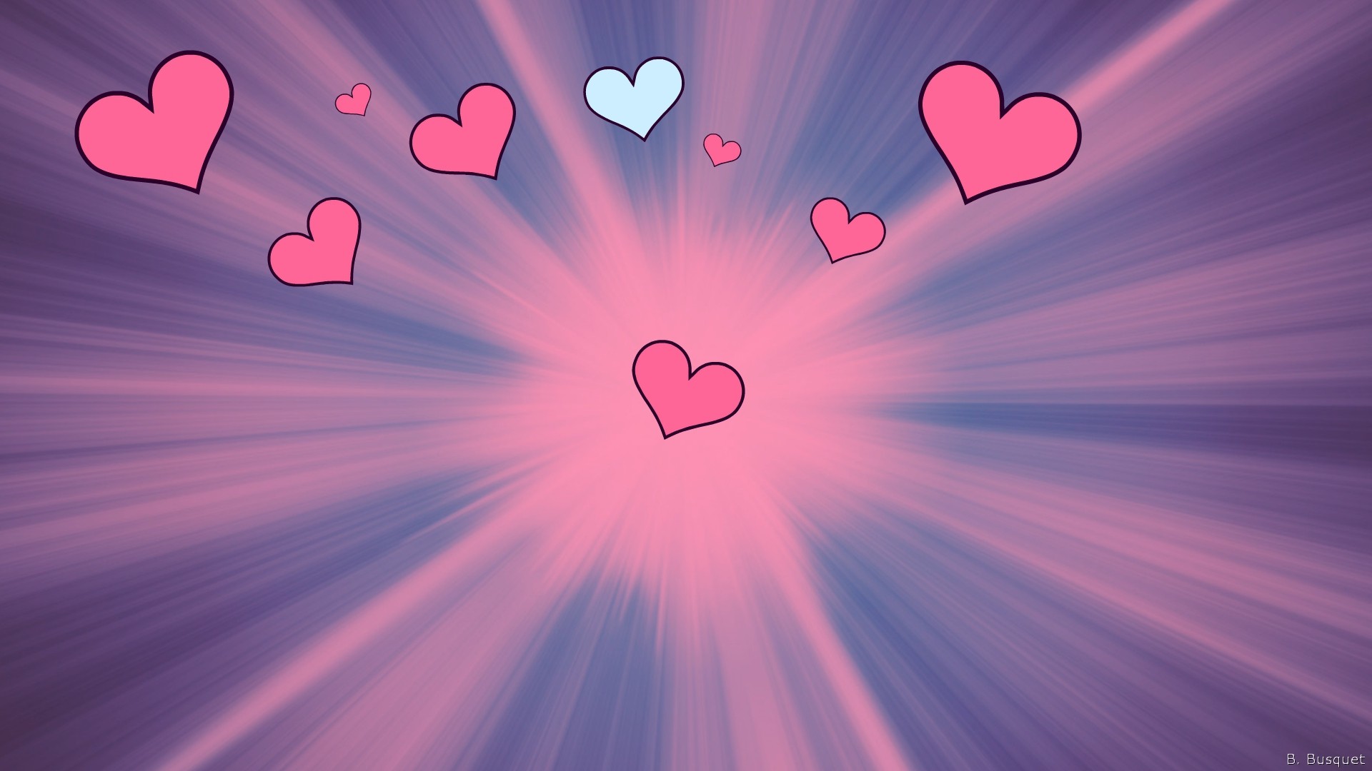 pink blue wallpaper,heart,sky,love,pink,valentine's day