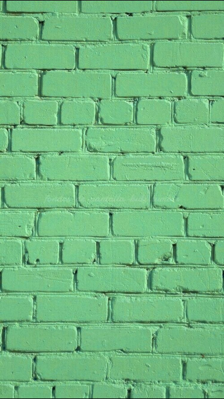 green brick wallpaper,brick,brickwork,wall,green,stone wall