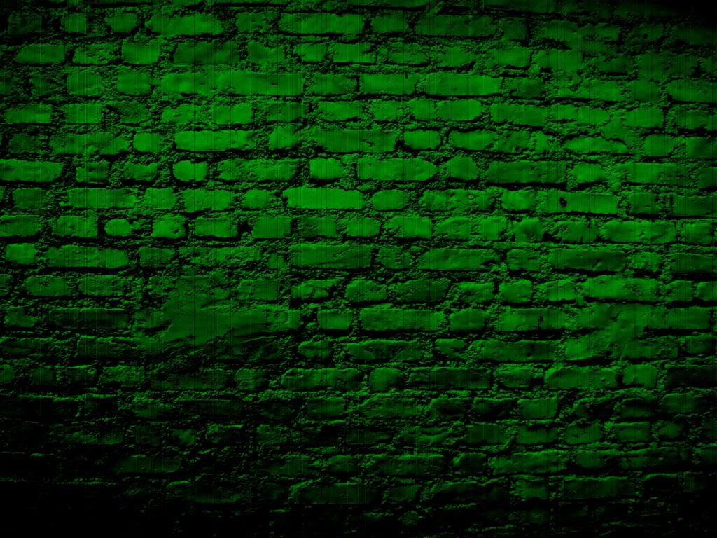 Green Bricks Wall Paper WallpaperUse