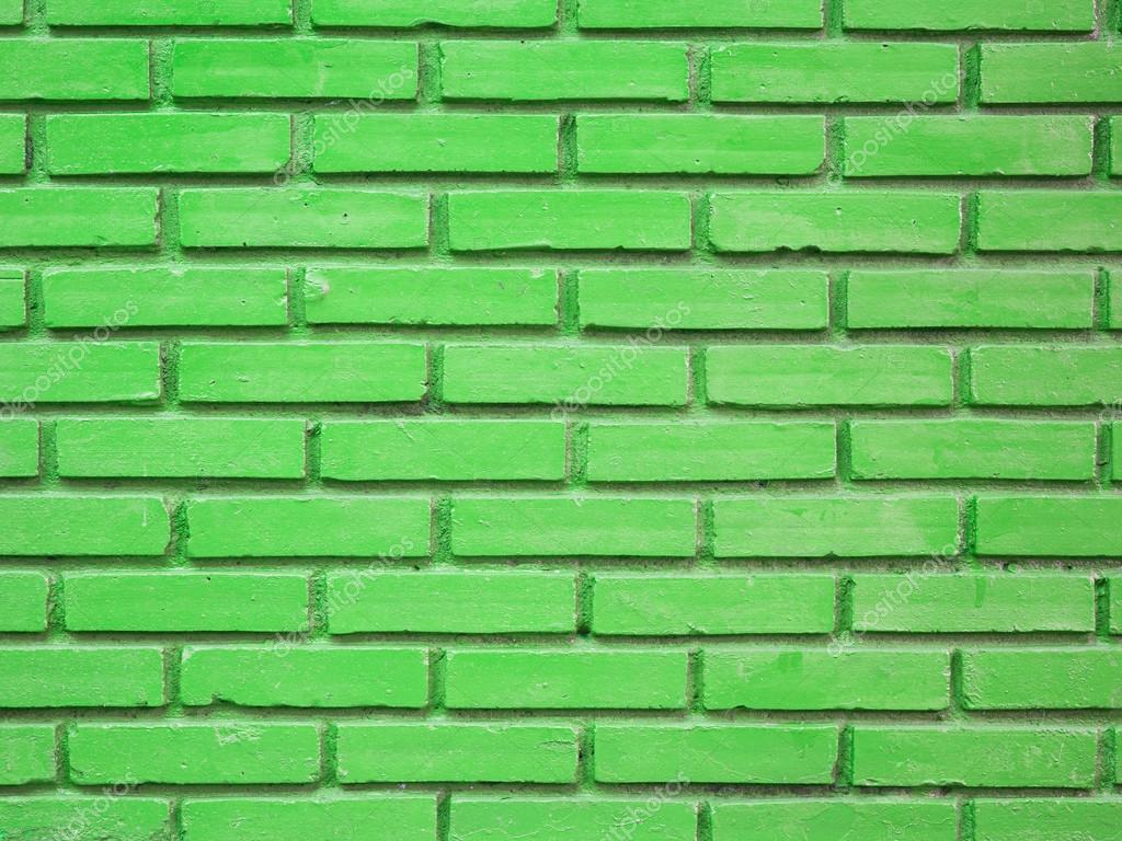 grüne backsteintapete,mauerwerk,backstein,wand,grün,steinwand