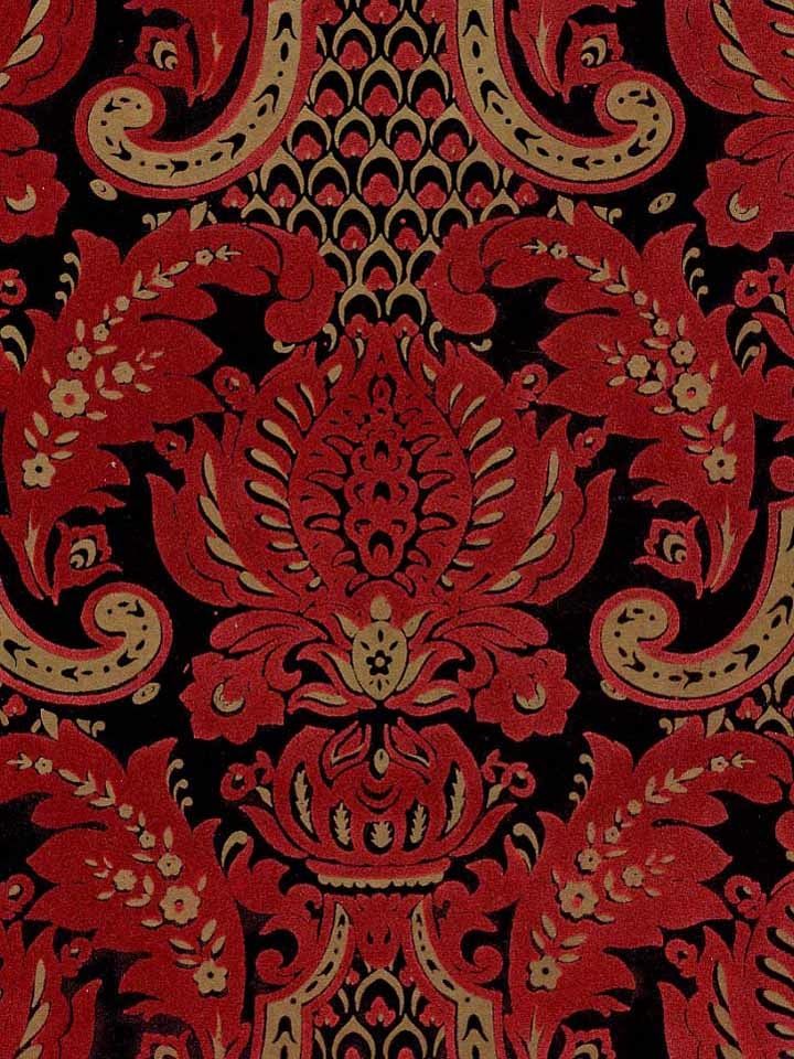 red and black wallpaper for walls,pattern,red,motif,visual arts,paisley