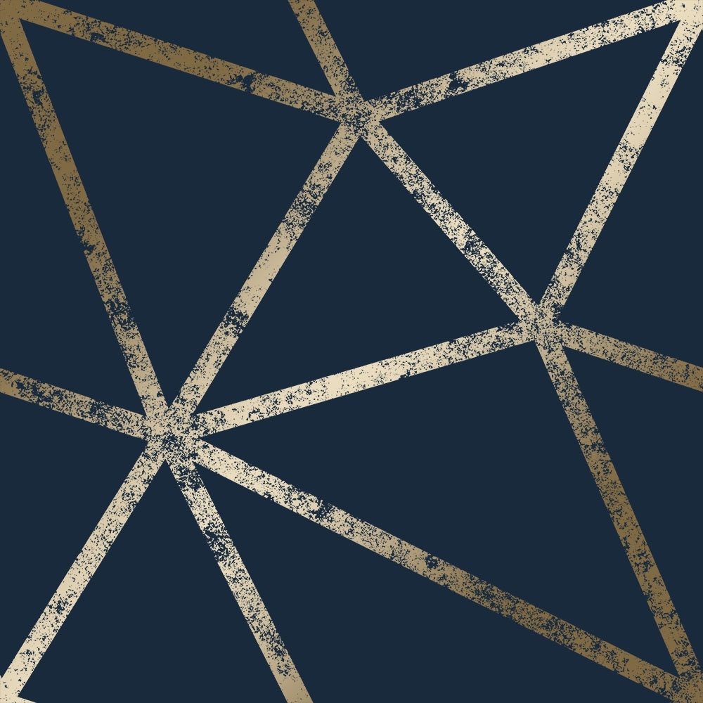navy gold wallpaper,pattern,symmetry,line,floor,design