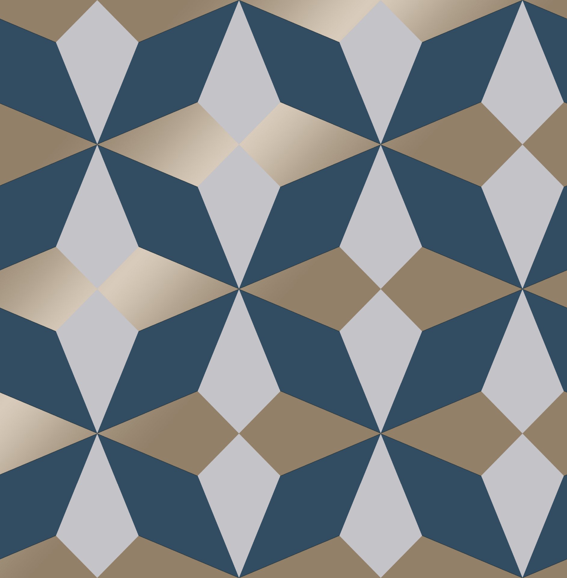 ネイビーゴールドの壁紙,青い,パターン,対称,タイル,設計