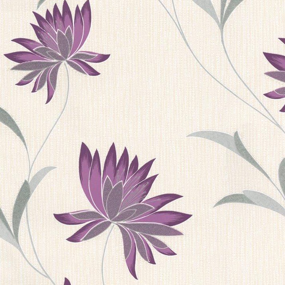 紫と灰色の壁紙,紫の,パターン,葉,花弁,工場