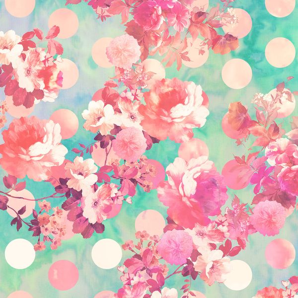 ピンクとティールの壁紙,パターン,ピンク,花柄,設計,花