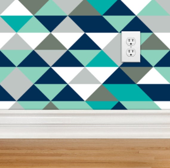 navy and grey wallpaper,aqua,blue,turquoise,teal,triangle