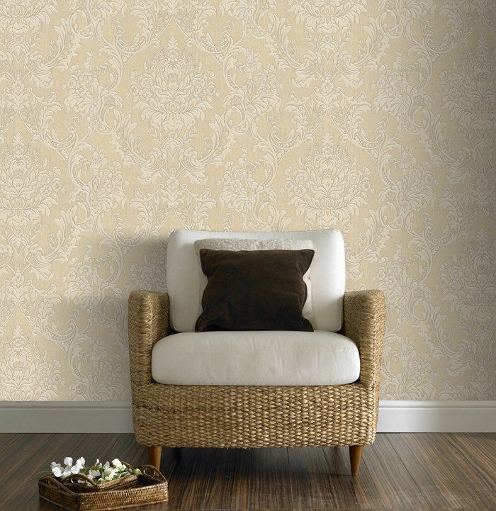 cream and brown wallpaper designs,furniture,wall,room,wallpaper,interior design