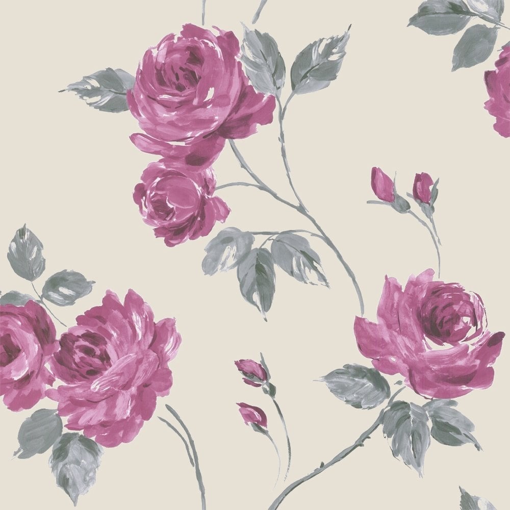분홍색과 회색 벽지,로사 센티 폴리아,꽃,분홍,무늬,정원 장미
