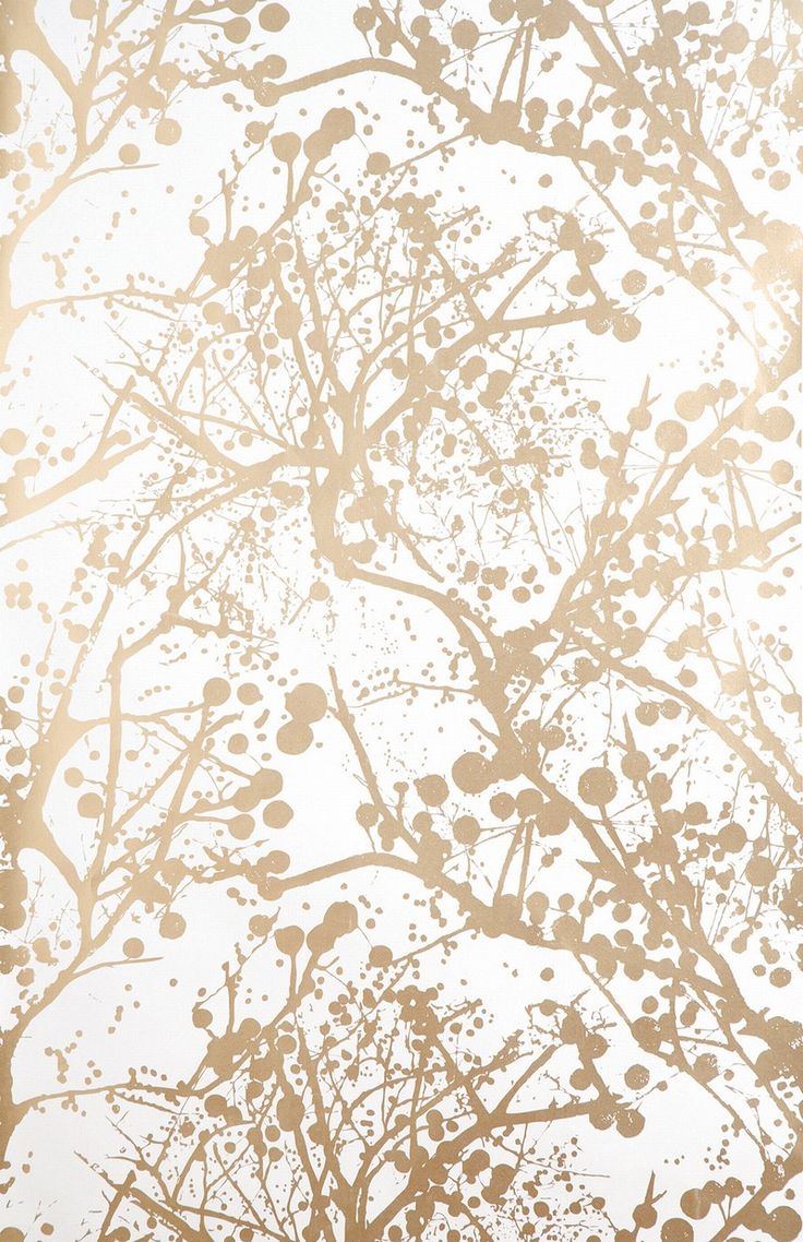 モダンなゴールドの壁紙,壁紙,パターン,小枝,木,葉