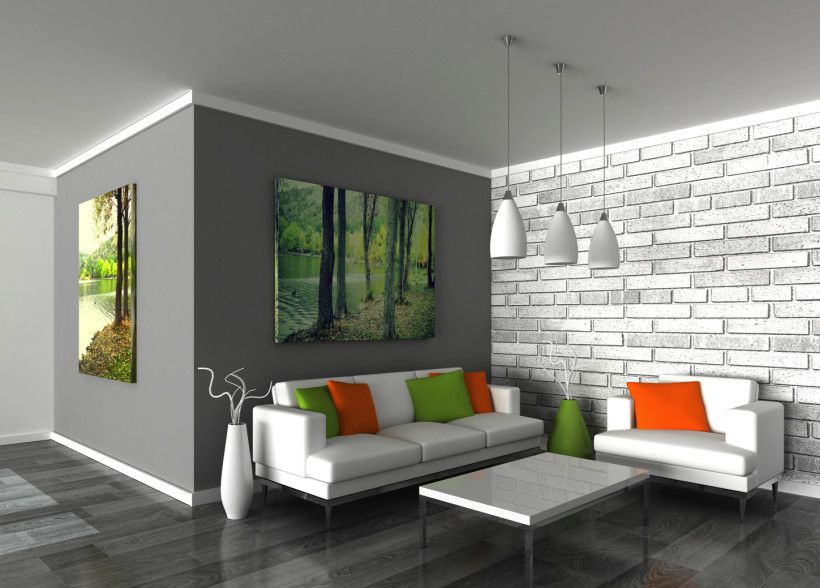 green wallpaper feature wall,living room,interior design,room,wall,furniture