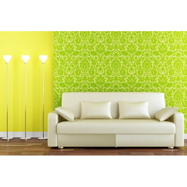 carta da parati su misura,verde,giallo,parete,sfondo,mobilia