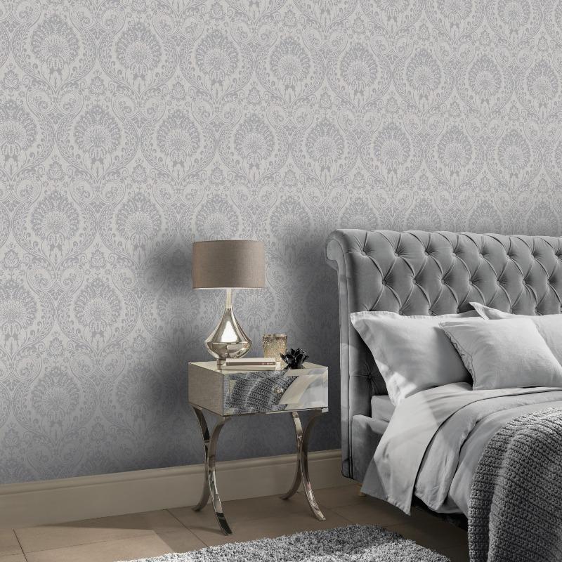 silver bedroom wallpaper,wall,wallpaper,furniture,room,interior design