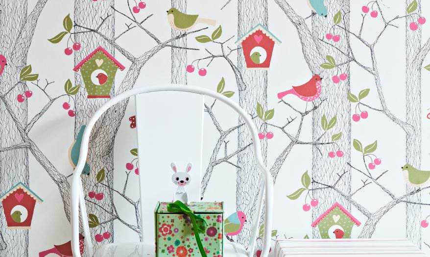 키즈 디자이너 벽지,나무,벽지,직물,식물,작은 가지