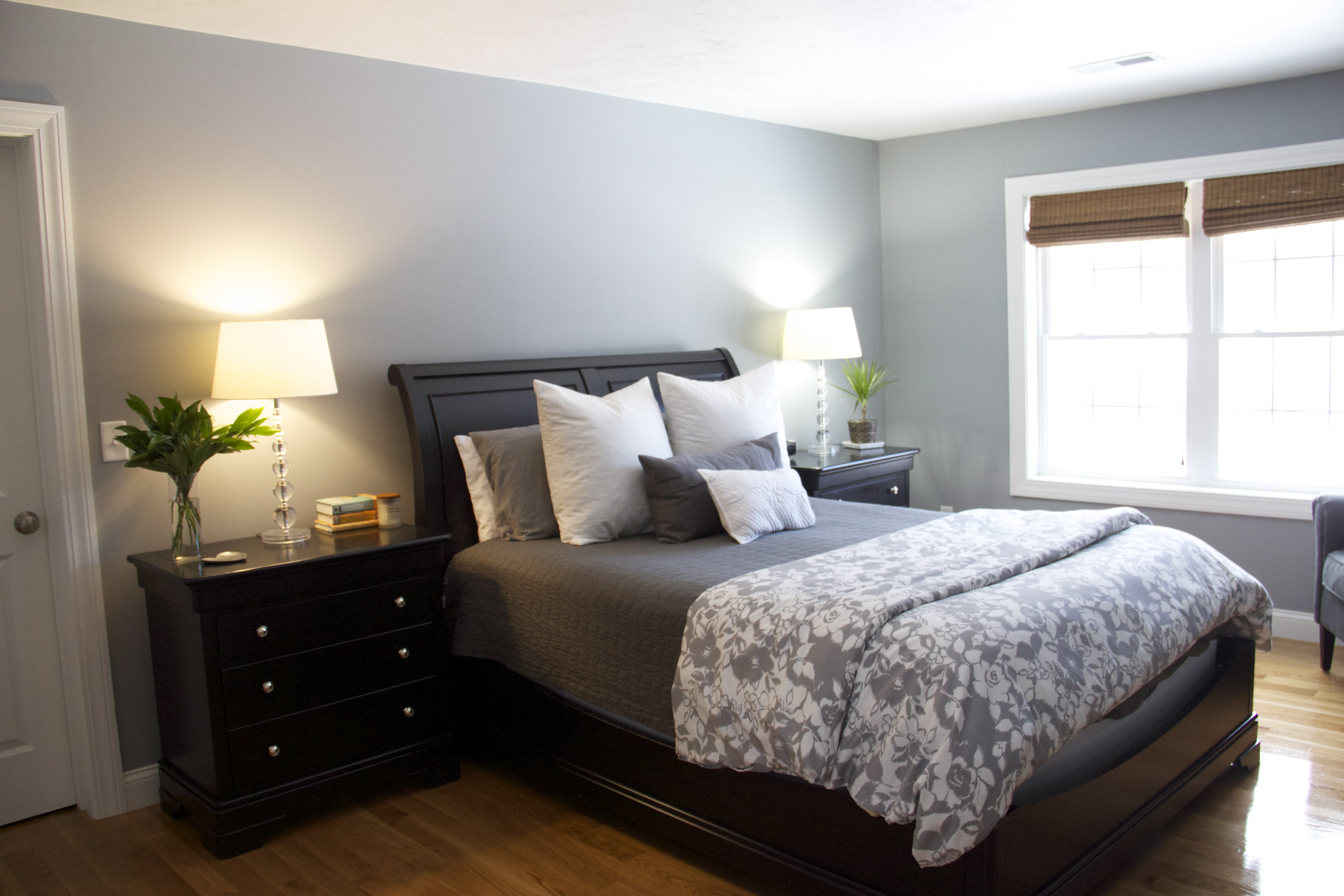 luxury grey wallpaper,bedroom,furniture,bed,room,bed sheet