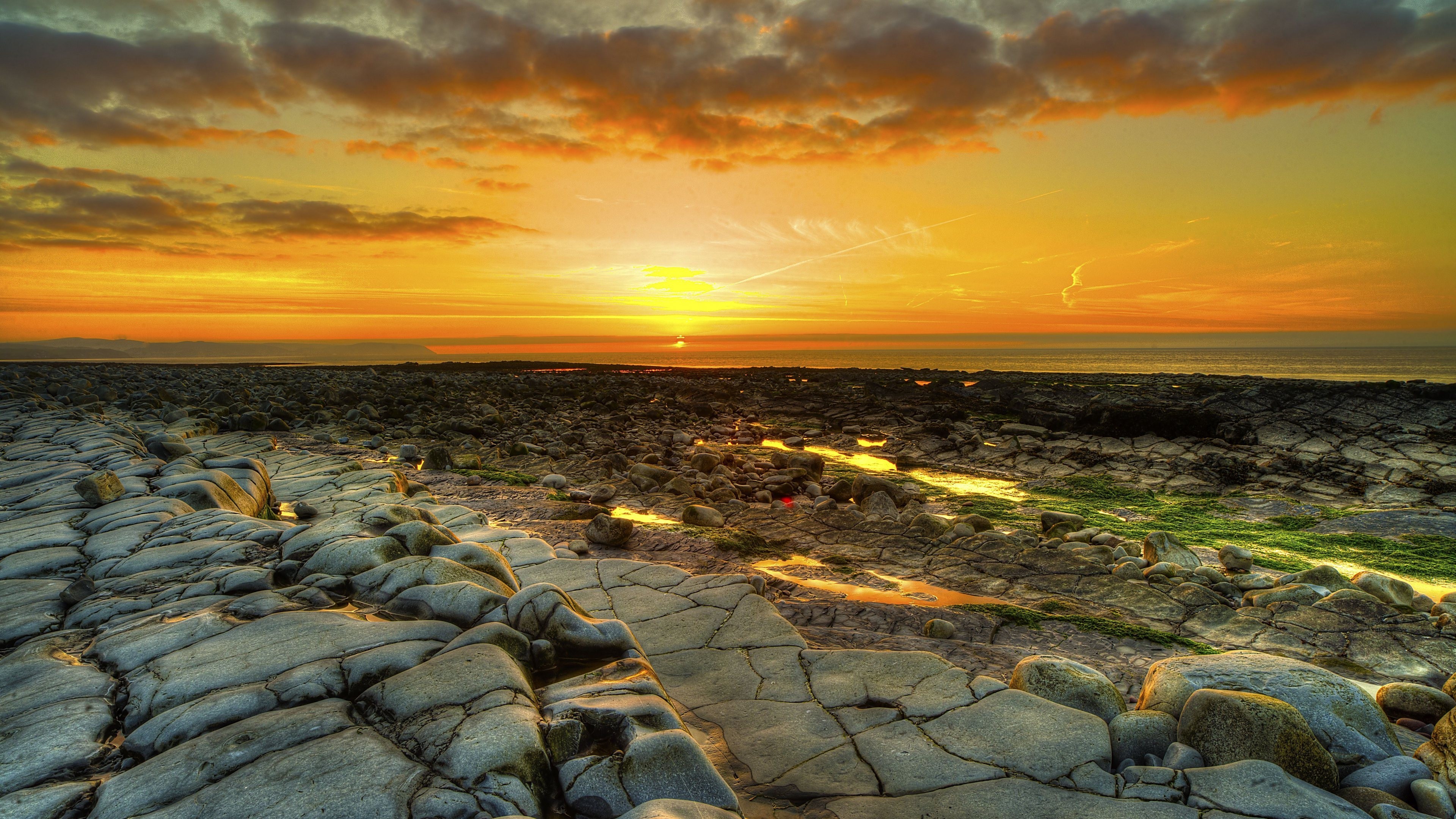 fondos de escritorio ultra hd,cielo,naturaleza,horizonte,paisaje natural,puesta de sol