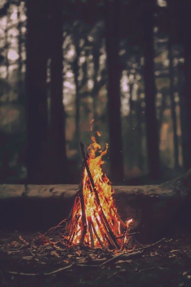 벽지 모바일 4k,모닥불,캠프 불,불,나무,불꽃