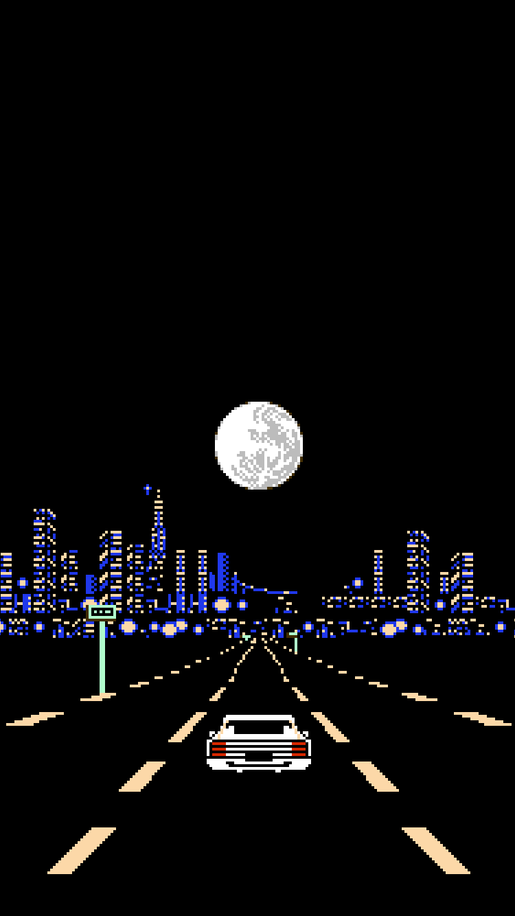 pixel iphone wallpaper,schwarz,nacht,licht,himmel,straße