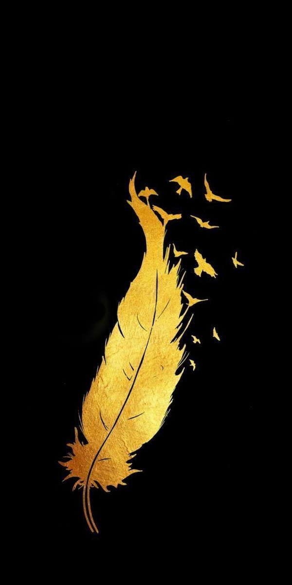 perfect wallpaper for iphone,feather,leaf,yellow,wing
