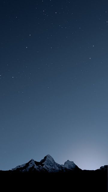 sfondo dello schermo di blocco per iphone 6s,cielo,notte,blu,montagna,atmosfera