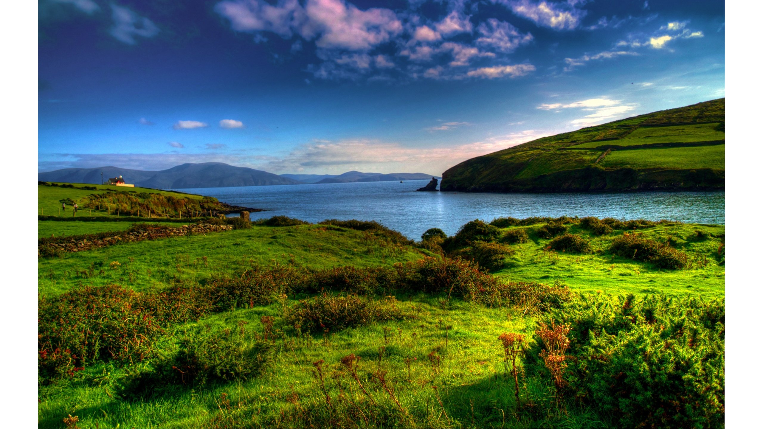 large size wallpaper,natural landscape,highland,nature,sky,green