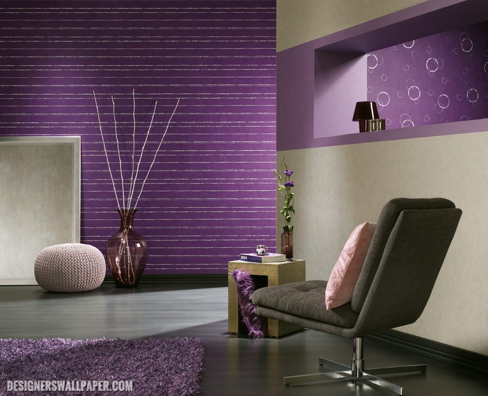 contemporary designer wallpaper,purple,violet,interior design,furniture,room