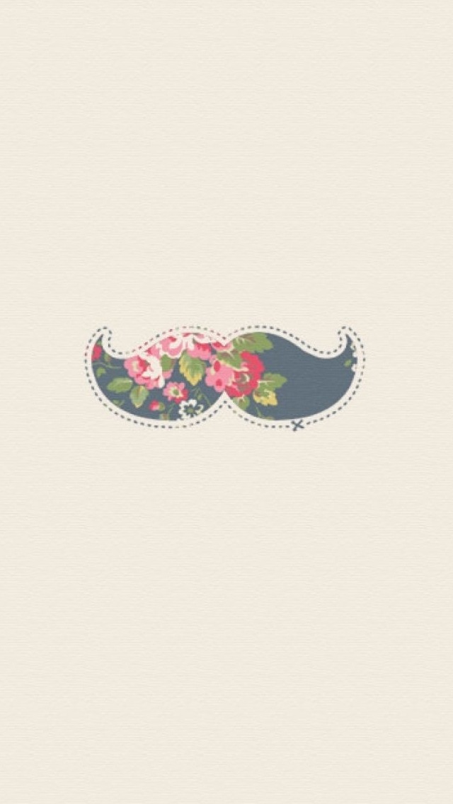 wallpaper iphone 5 cute,pink,moustache,illustration,logo,plant