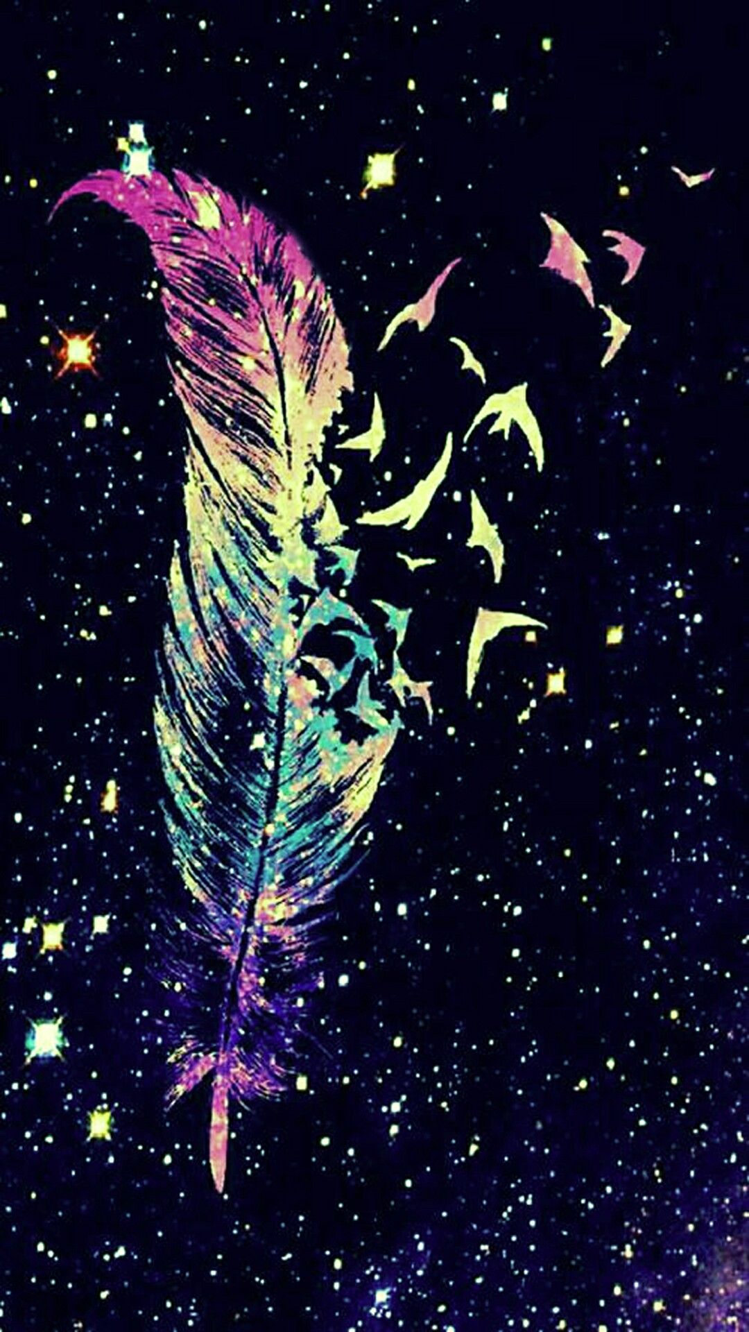 wallpaper hp iphone,feather,purple,pink,wing,organism