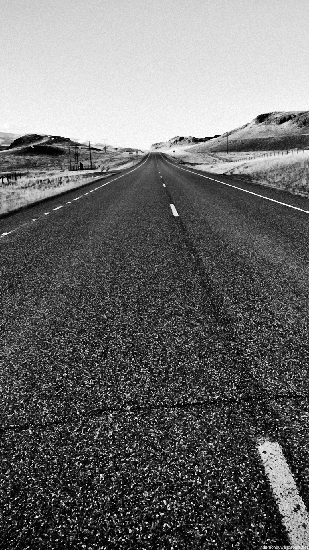 iphone 6 plus fonds d'écran hd 1080p,asphalte,noir,route,noir et blanc,surface de la route