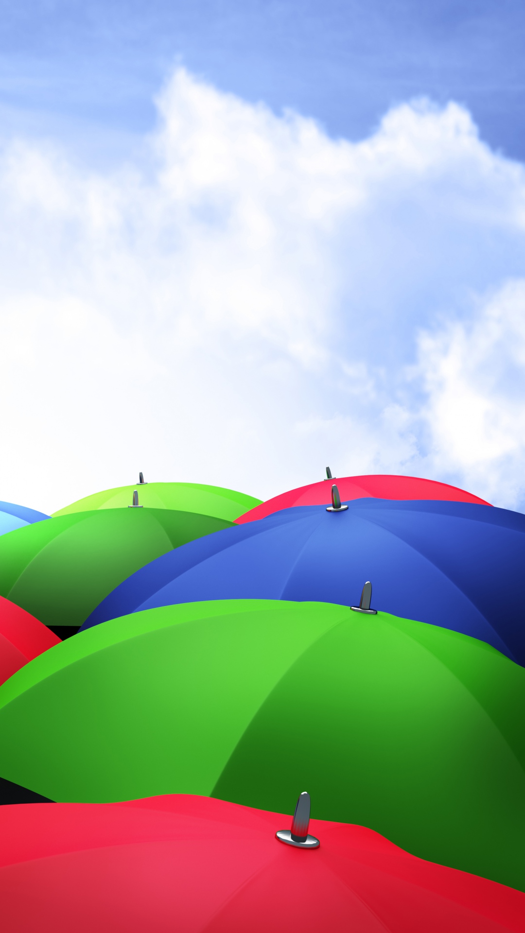 descargar wallpapers para android,blue,sky,green,umbrella,daytime