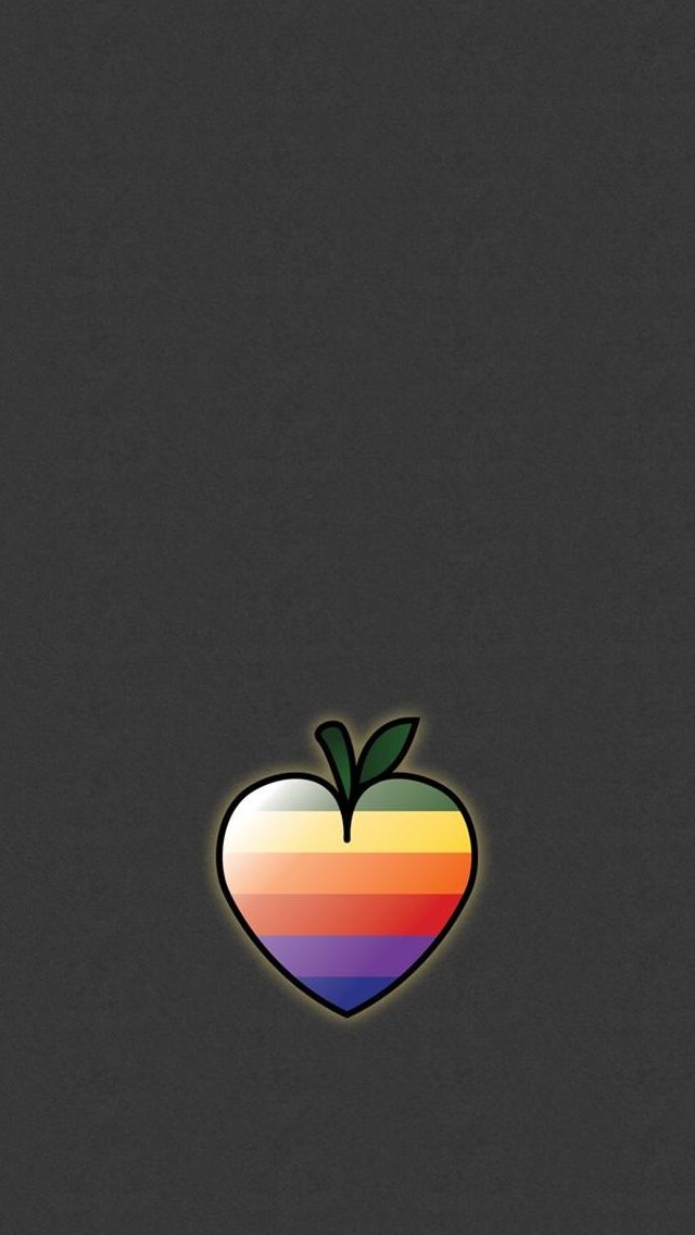 sfondi apple iphone 5s hd,cuore,viola,foglia,pianta,frutta
