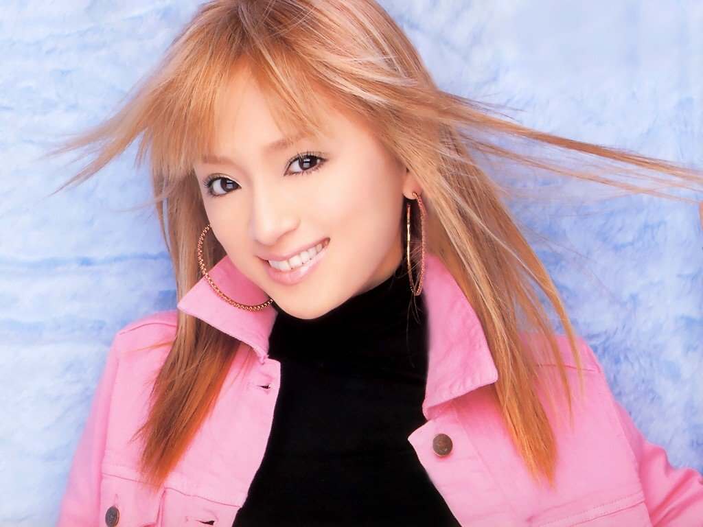 ayumi hamasaki wallpapers,hair,face,hairstyle,pink,blond