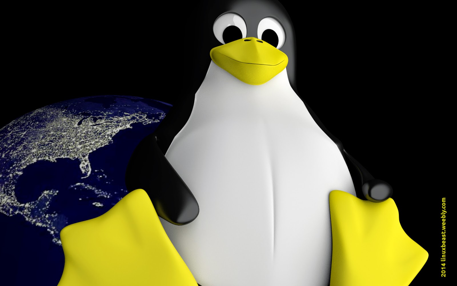 linux pinguin wallpaper,vogel,flugunfähiger vogel,pinguin,königspinguin,gelb