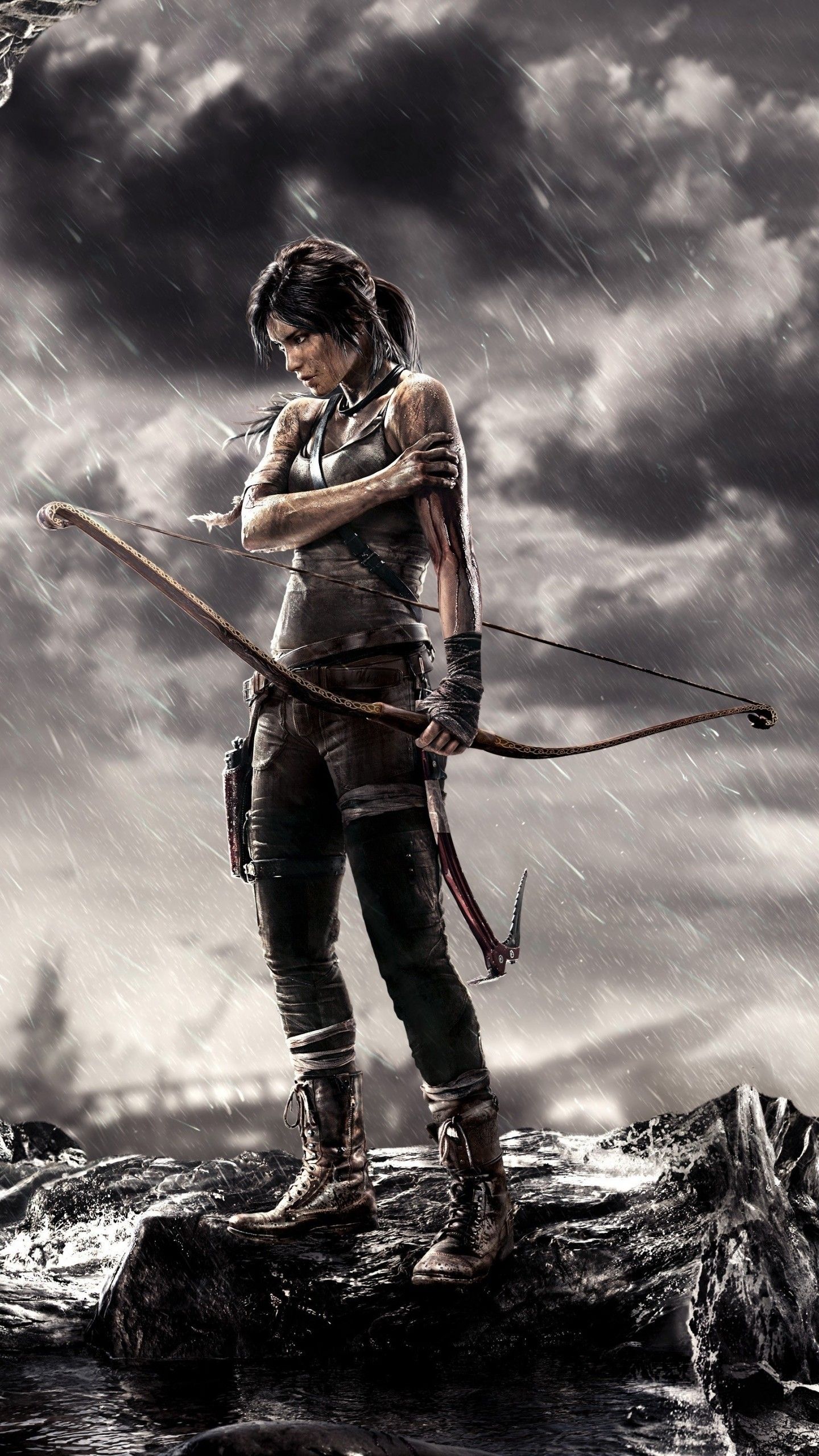 tomb raider iphone wallpaper,illustration,human,photography,stock photography,cg artwork