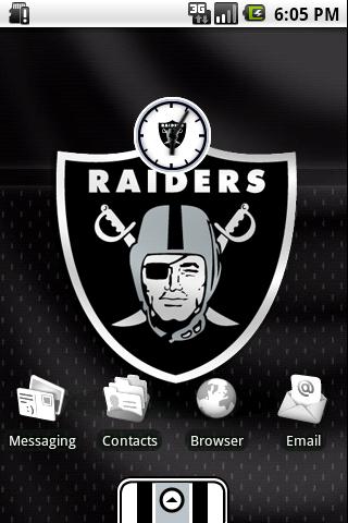 raiders wallpaper für android,schriftart,spiele,emblem,technologie,symbol