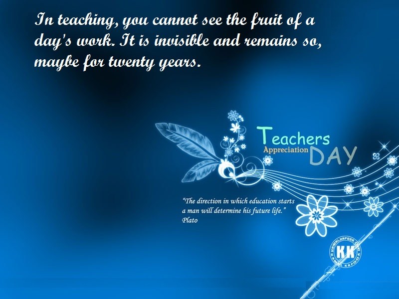 teachers day wallpaper,blue,text,organism,font,sky