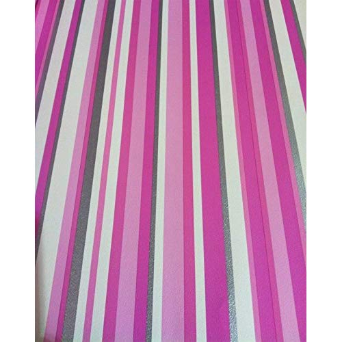 Stripe Wallpaper Stripey Striped Metallic Silver Pink Skirt WallpaperUse