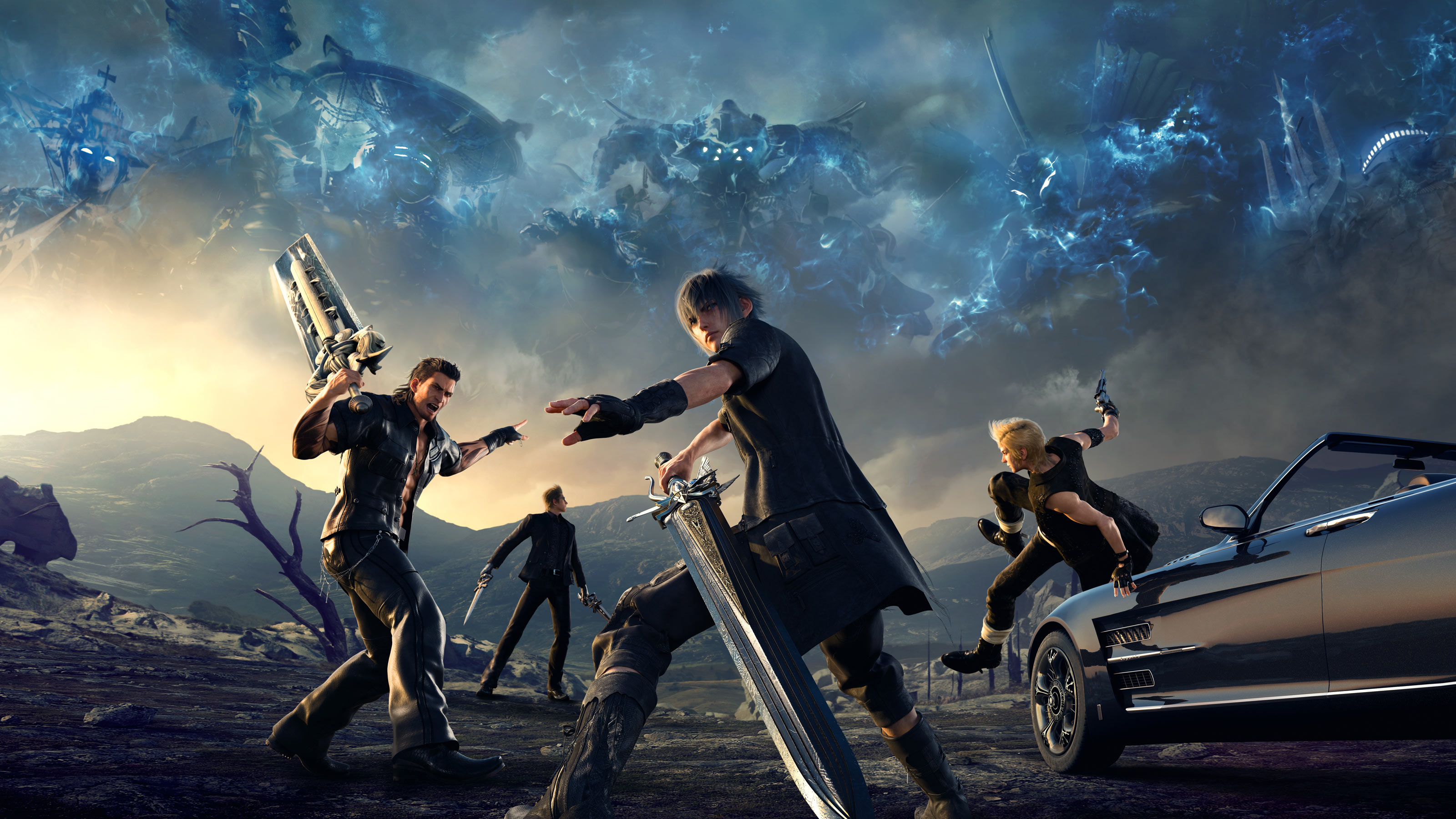 fondo de pantalla ffxv,juego de acción y aventura,película,juegos,película de acción,juego de pc