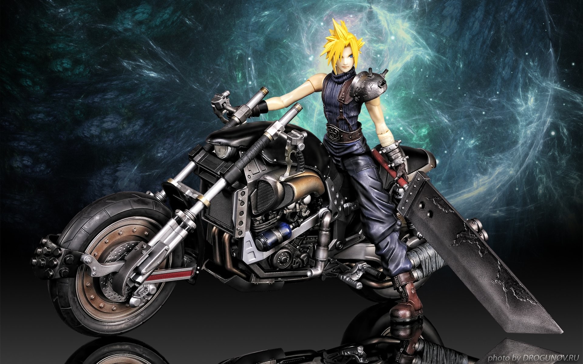 ffxv wallpaper,motorcycle,action adventure game,vehicle,fictional character,cg artwork