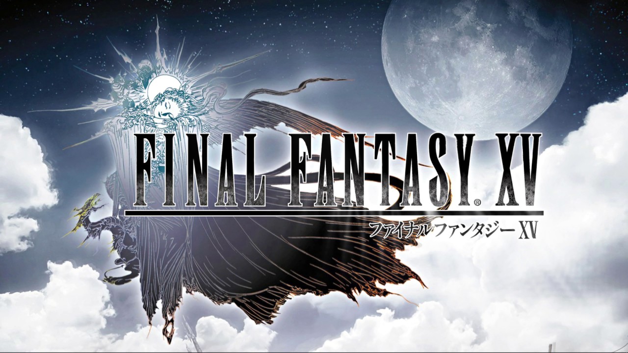 final fantasy xv wallpaper,sky,graphic design,logo,world,font