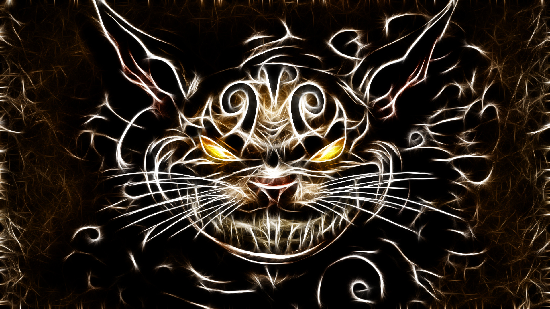 fond d'écran chat cheshire,moustaches,félidés,chat,chats de petite à moyenne taille,illustration