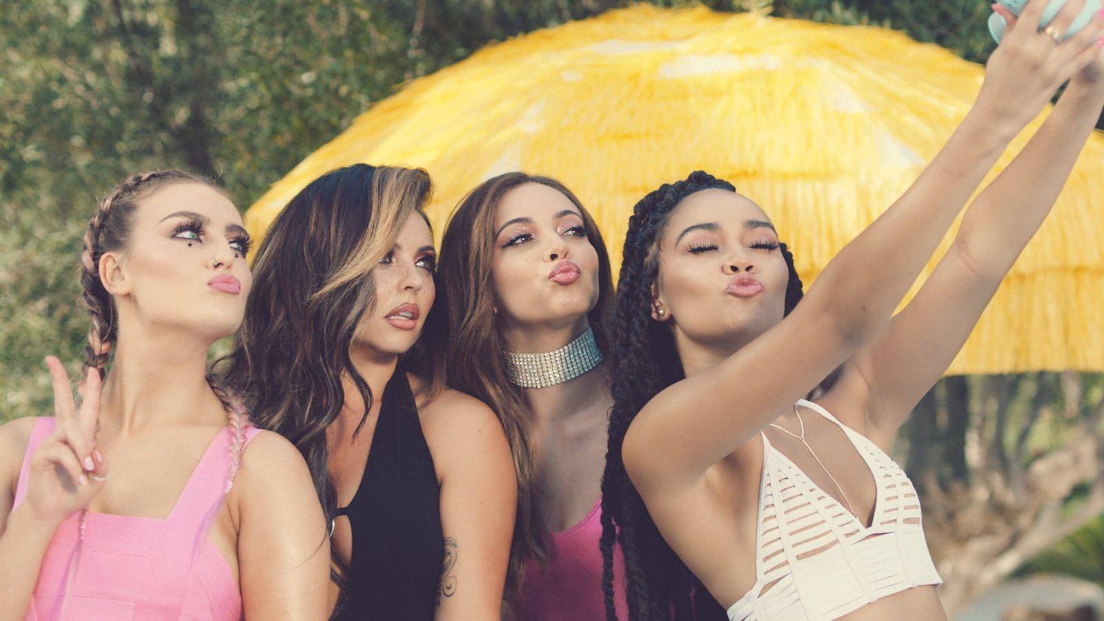 little mix wallpaper,people,fun,friendship,yellow,youth