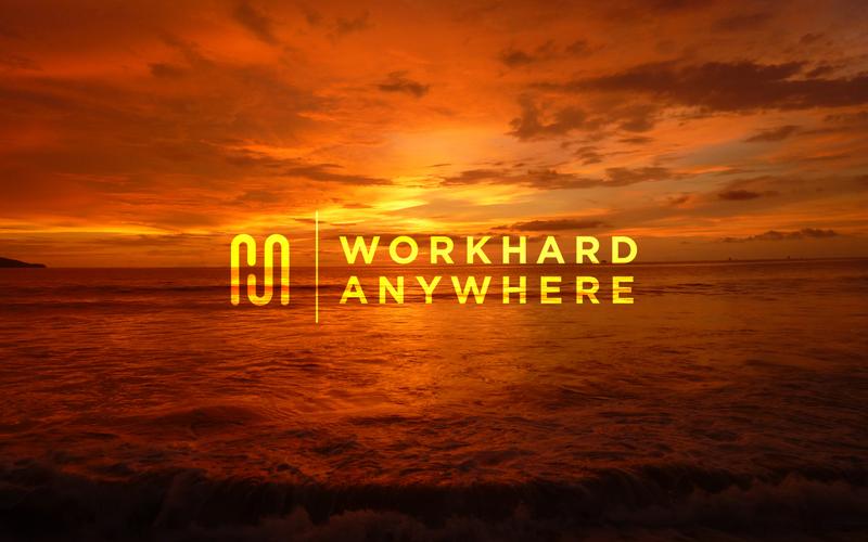 work hard anywhere wallpaper,horizon,sky,red sky at morning,afterglow,nature