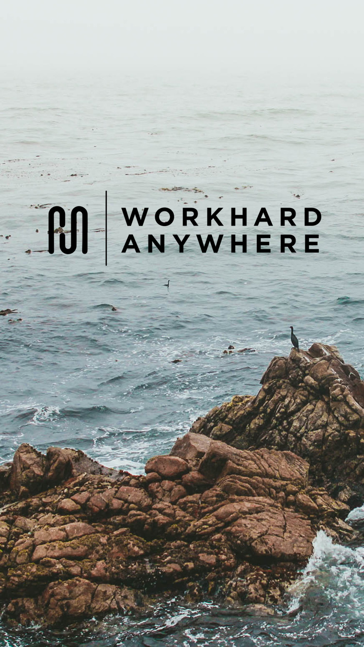 work hard anywhere wallpaper,water,sea,ocean,text,font