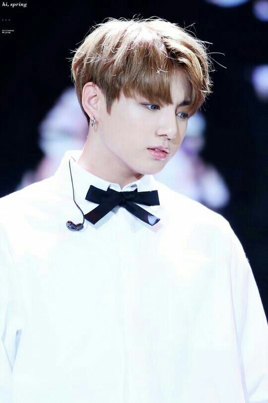 jungkook wallpaper hd,hair,bow tie,hairstyle,tie,collar