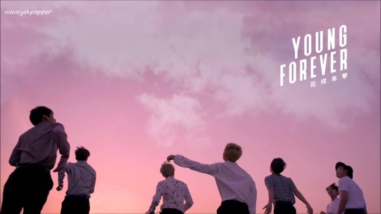 bts desktop wallpaper,pink,sky,fun,font,crowd