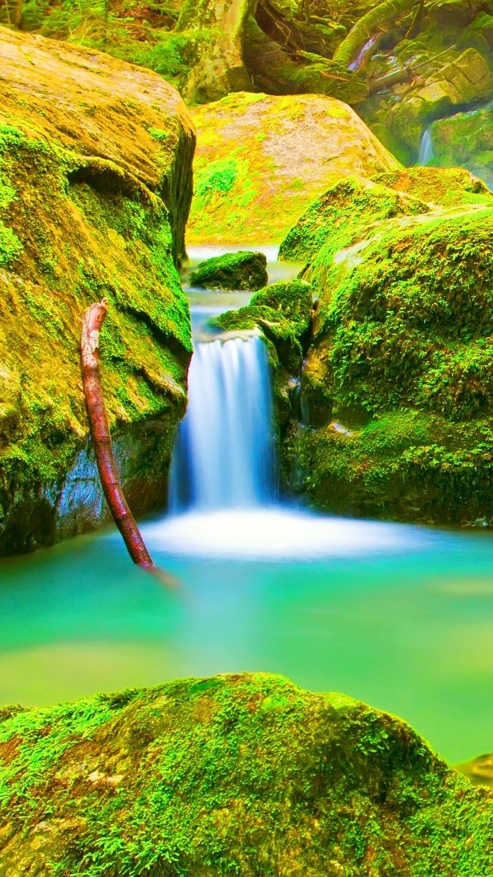 240x320 wallpapers,waterfall,water resources,nature,natural landscape,body of water