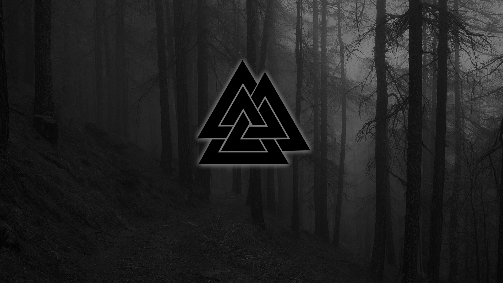 odin wallpaper,black,darkness,font,tree,logo