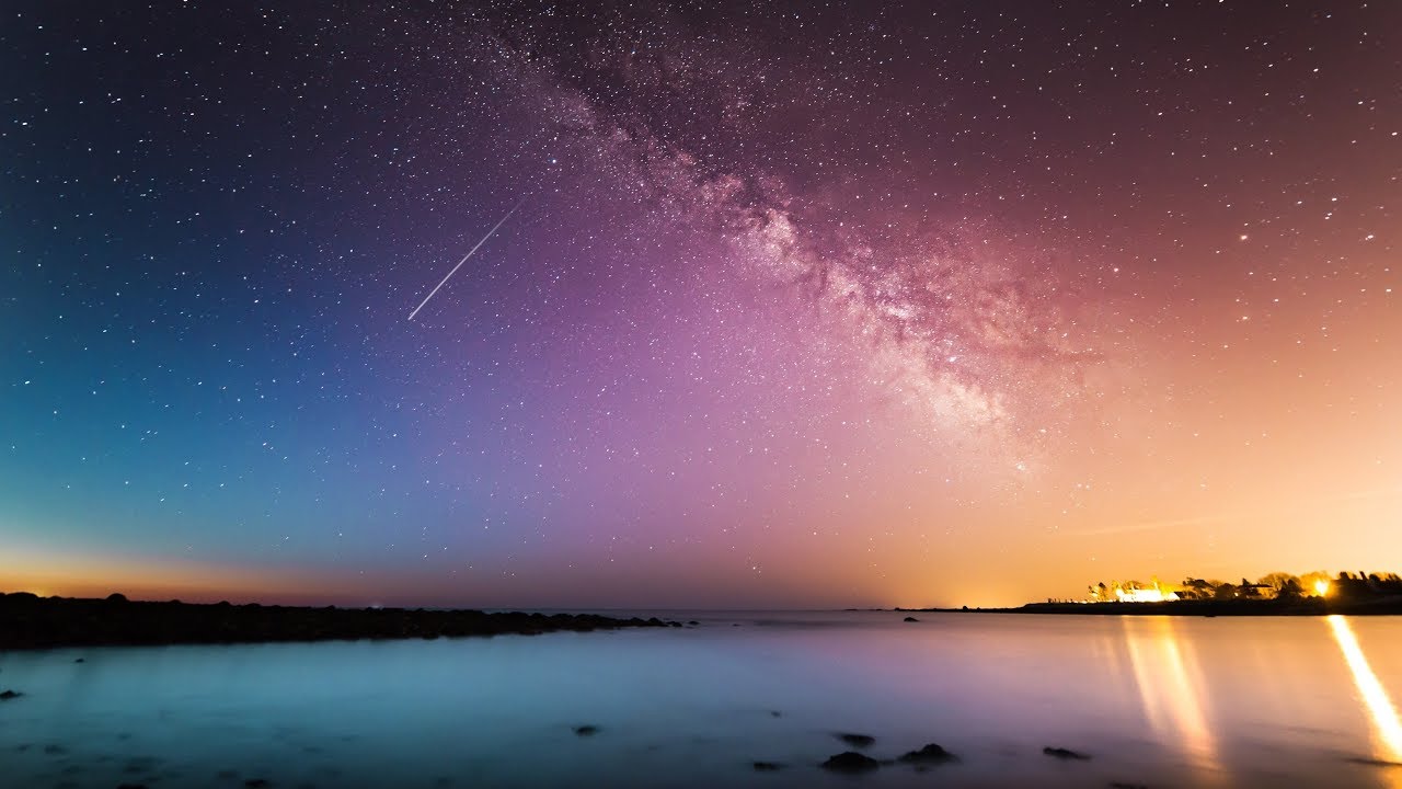 なだめるような壁紙,空,自然,地平線,夜,自然の風景