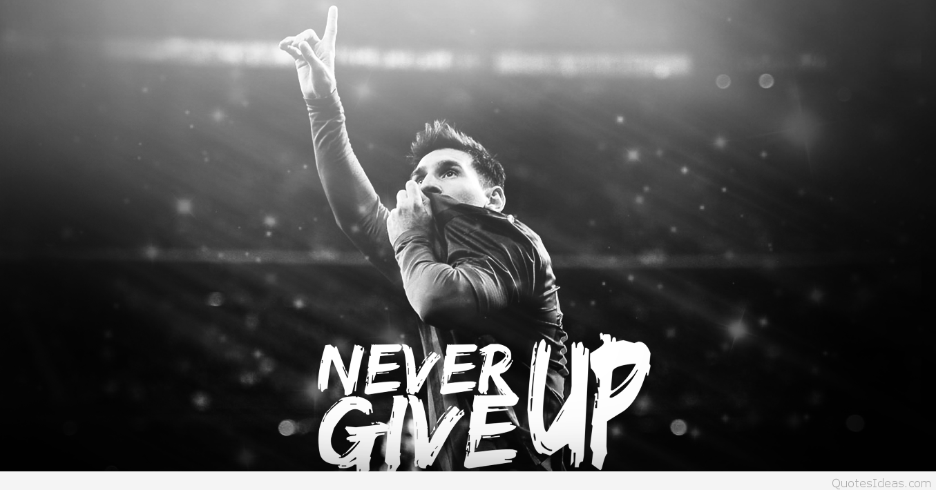 never give up wallpaper,photograph,black and white,font,album cover,monochrome photography