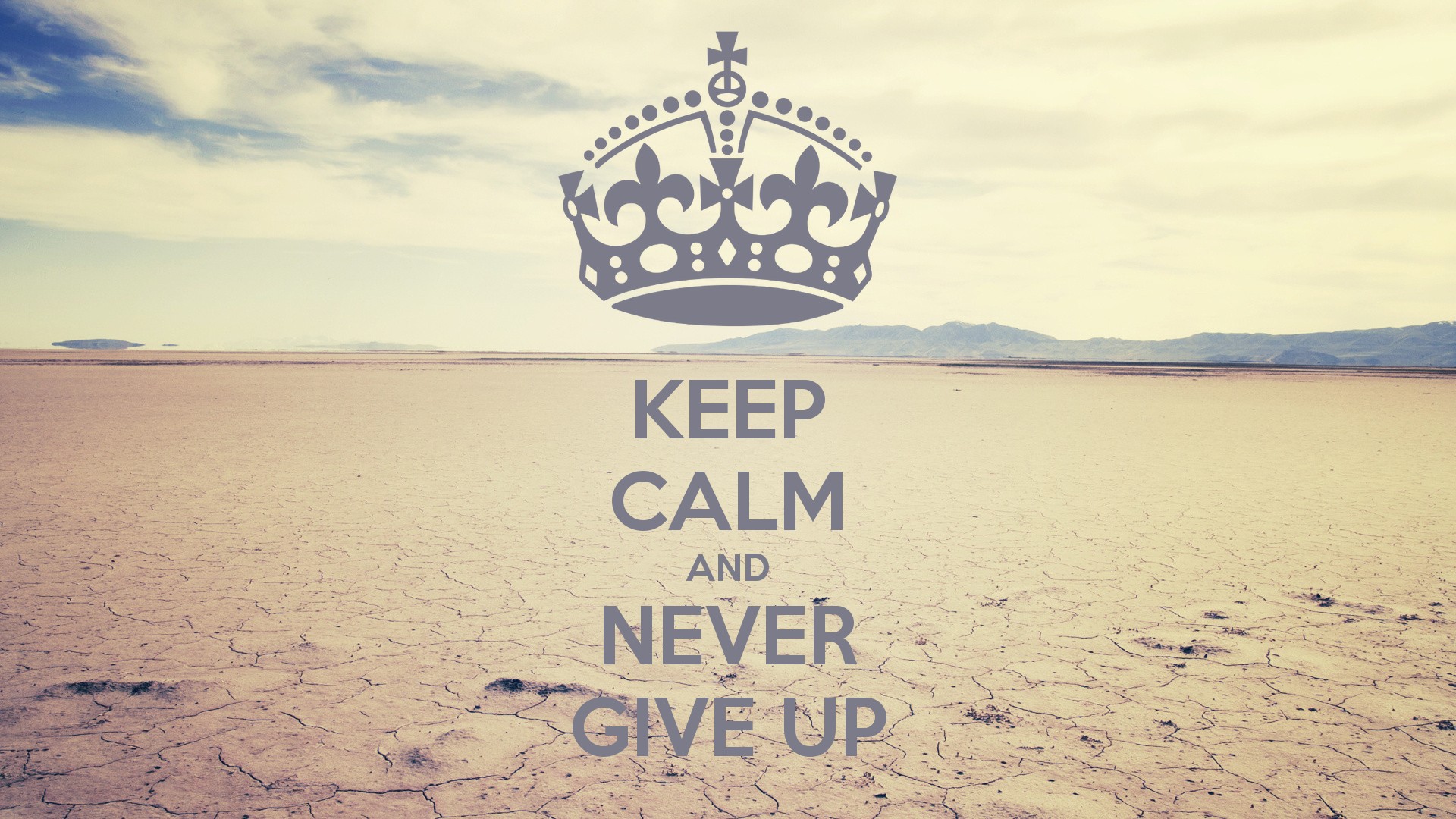 never give up wallpaper,font,text,sky,logo,water